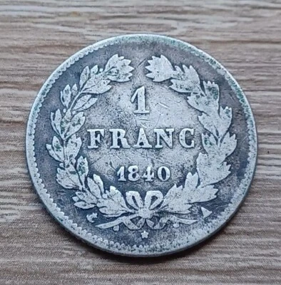 "AP" 1 FRANC LOUIS PHILIPPE 1ER 1840 A Rare - Photo 1/2