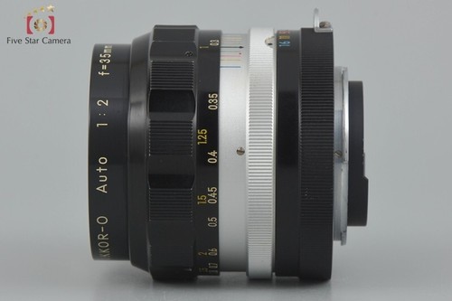Very Good!! Nikon NIKKOR-O Auto 35mm f/2 Non Ai Lens w/ Box - Picture 12 of 14