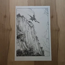 Michael Zulli Original Art | Batman, 2002 | 11"×17" | Cliff Pencil Commission!