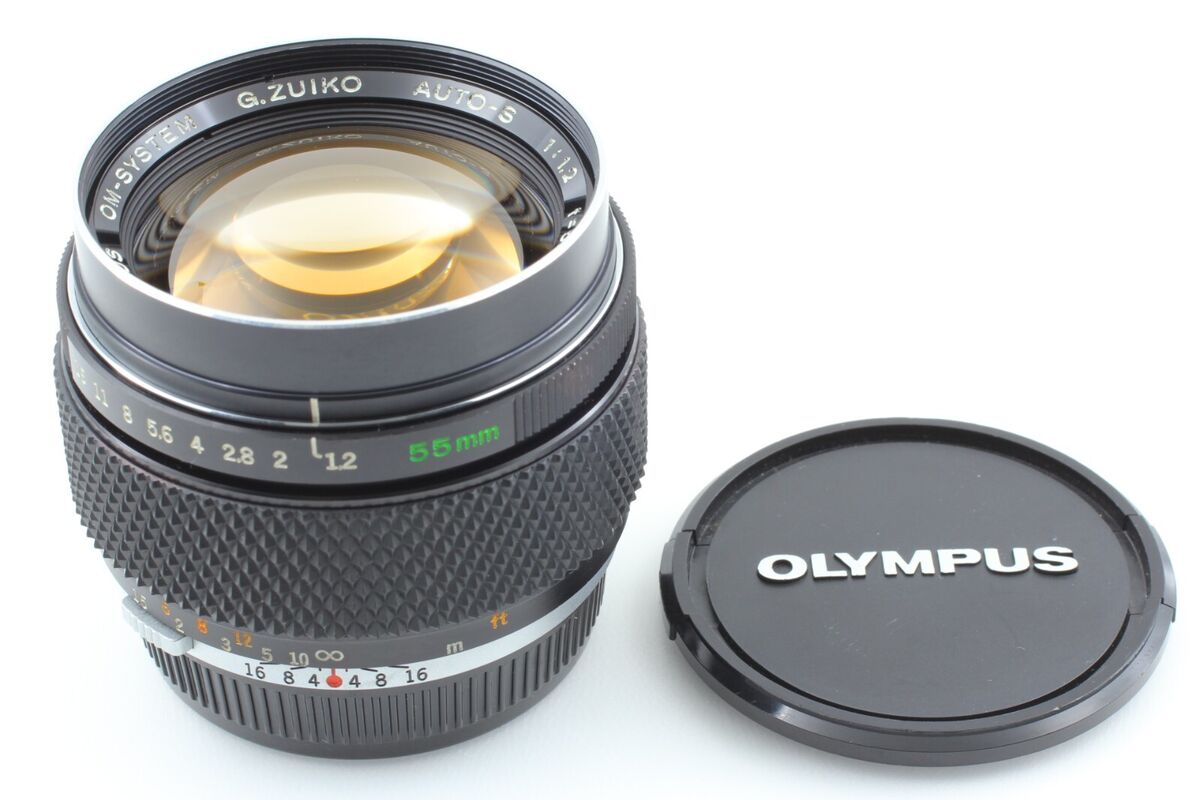 MINT+ 】 Olympus OM-System G.Zuiko Auto-S 55mm f/1.2 MF Lens MINT+ 】 Olympus OM-System G.Zuiko Auto-S 55mm f/1.2 MF Lens