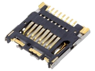 DM3CS-SF/C Steckverbinder: für Karten SD Micro SMT auf PCB vergoldet HIROS