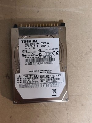 Toshiba MK4032GAX 2,5'' 40GB HDD Festplatte 5400rpm 8MB PATA IDE
