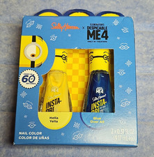 Sally Hansen Insta-Dri Despicable Me 4 Nail Color Set Hella Yella Blue 2x0.31