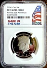 2024 S Clad 50C PF 70 ULTRA CAMEO Kennedy 60th Anniversary Half Dollar