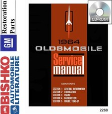 1964 Oldsmobile All Models Factory Shop Service Manual Cd 1964 Oldsmobile All Models Factory Shop Service Manual Cd