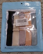 Eomtam 5 Pack Stretchy Nylon Watch Bands For Apple 38/40/41mm