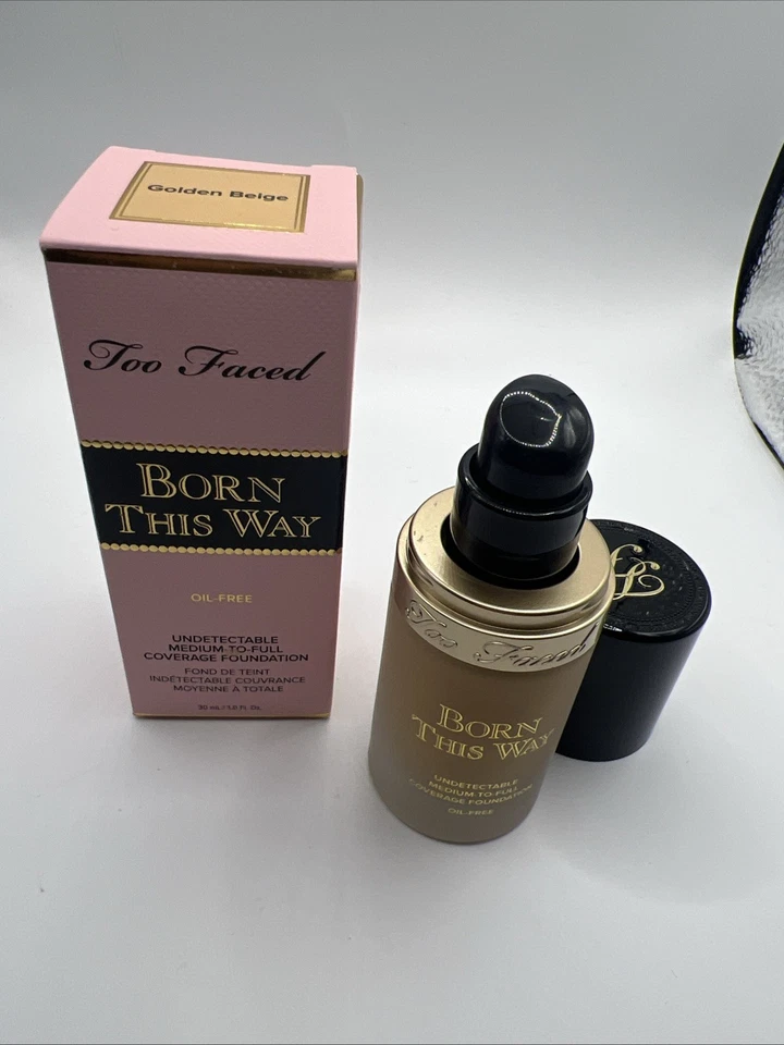 Too Faced Born This Way Foundation GOLDEN BEIGE - 1oz - Image 4 of 4