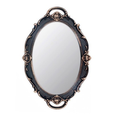 14.5 x 10 inchs Smallest Oval Antique Decorative Wall Mirror Vintage Hanging ...