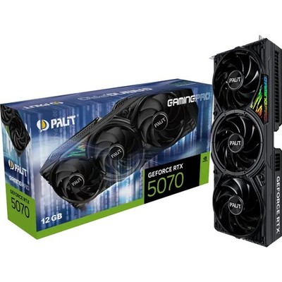 Palit GeForce RTX 5070 GamingPro - 12GB GDDR7, HDMI, 3x DP