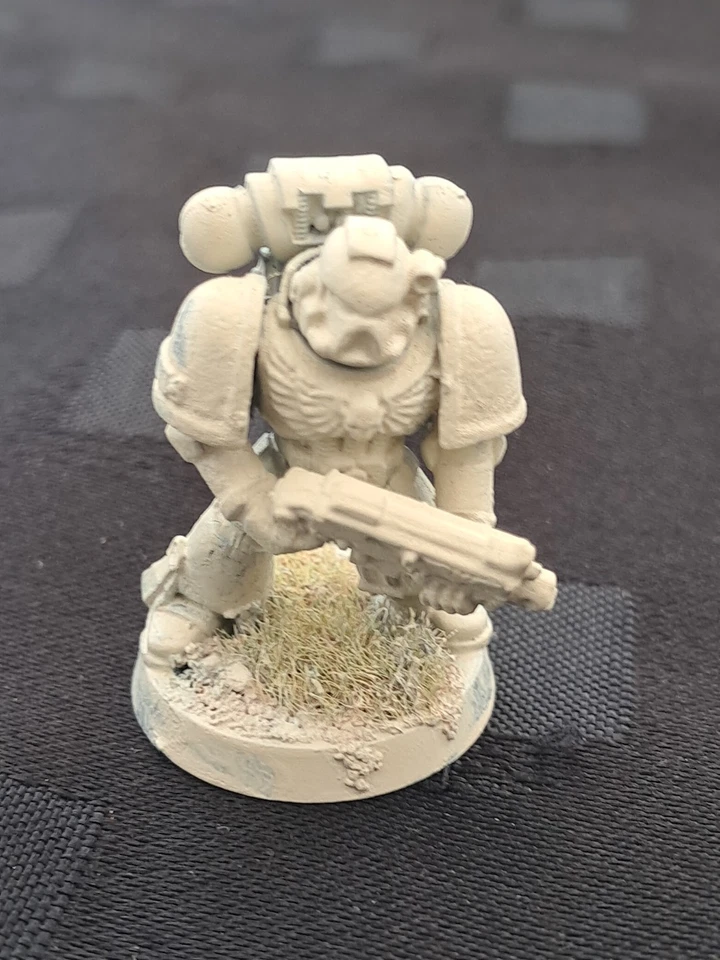 Лот 5 x винтажный Warhammer 40k разнообразные фигурки космических десантников - Изображение 3 из 4