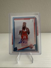 2025 Panini Donruss WNBA - AUTO Rated Rookie Saniya Rivers #92 (RC)