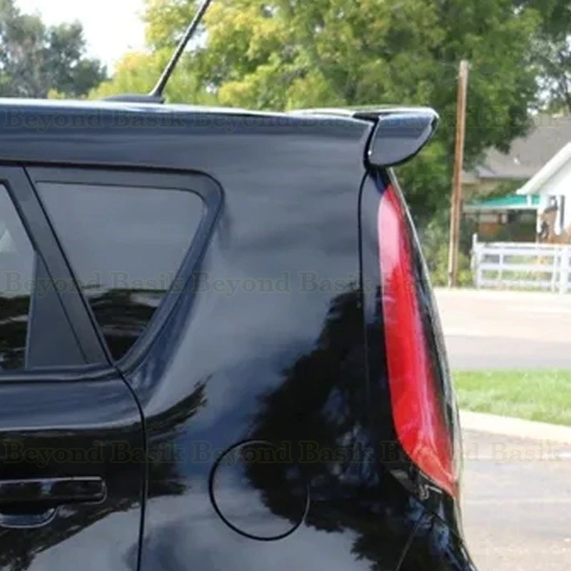 Para Kia Soul 2014-17 2018 2019 alerón estilo fábrica techo cola ala negro brillante Foto 4 de 4
