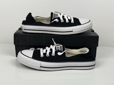 Converse Chuck Taylor Women Sz 8.5 All Star Shoreline Slip Low Top Black/White