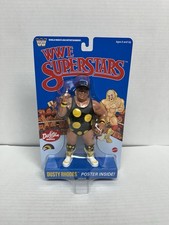WWE SUPERSTARS LJN DUSTY RHODES 8” RETRO 2025 MATTEL BRIGHT BLUE VARIANT NEW NIB