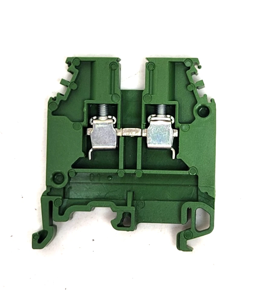 BOX OF 50!  Entrelec M4/6 1SNA105001R2700 Terminal Blocks Connector Green - Image 3 of 4