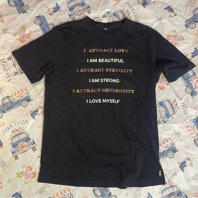 AE x Olivia Ponton  So Much Pride In Who I Am  Law Of Attraction T-Shirt Medium