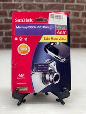 SanDisk 4GB Memory Stick PRO Duo MagicGate for Sony SDMSPD-4096-A11 Sealed