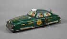 Marx Dick Tracy Squad Car No. 1 Tin Wind Up w/ Key - Wind up Works