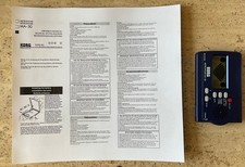 KORG MA-30 ELECTRONIC METRONOME PLUS INSTRUCTIONS-WORKS PERFECTLY