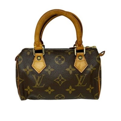LOUIS VUITTON Monogram Mini Speedy Handtasche M41534 TH1907 Authentic LV