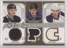 2008 O-Pee-Chee Triple Materials Drew Doughty Zach Bogosian Steven Stamkos 06rp
