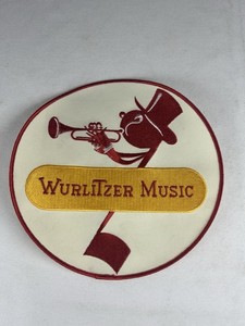 Wurlitzer Jukebox Johnny One Note Large Patch Back of Jacket Music 7" Coin Op