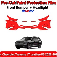 PreCut Front Bumper PPF Kit Film For Chevrolet Traverse LT Leather-RS 2022-2023