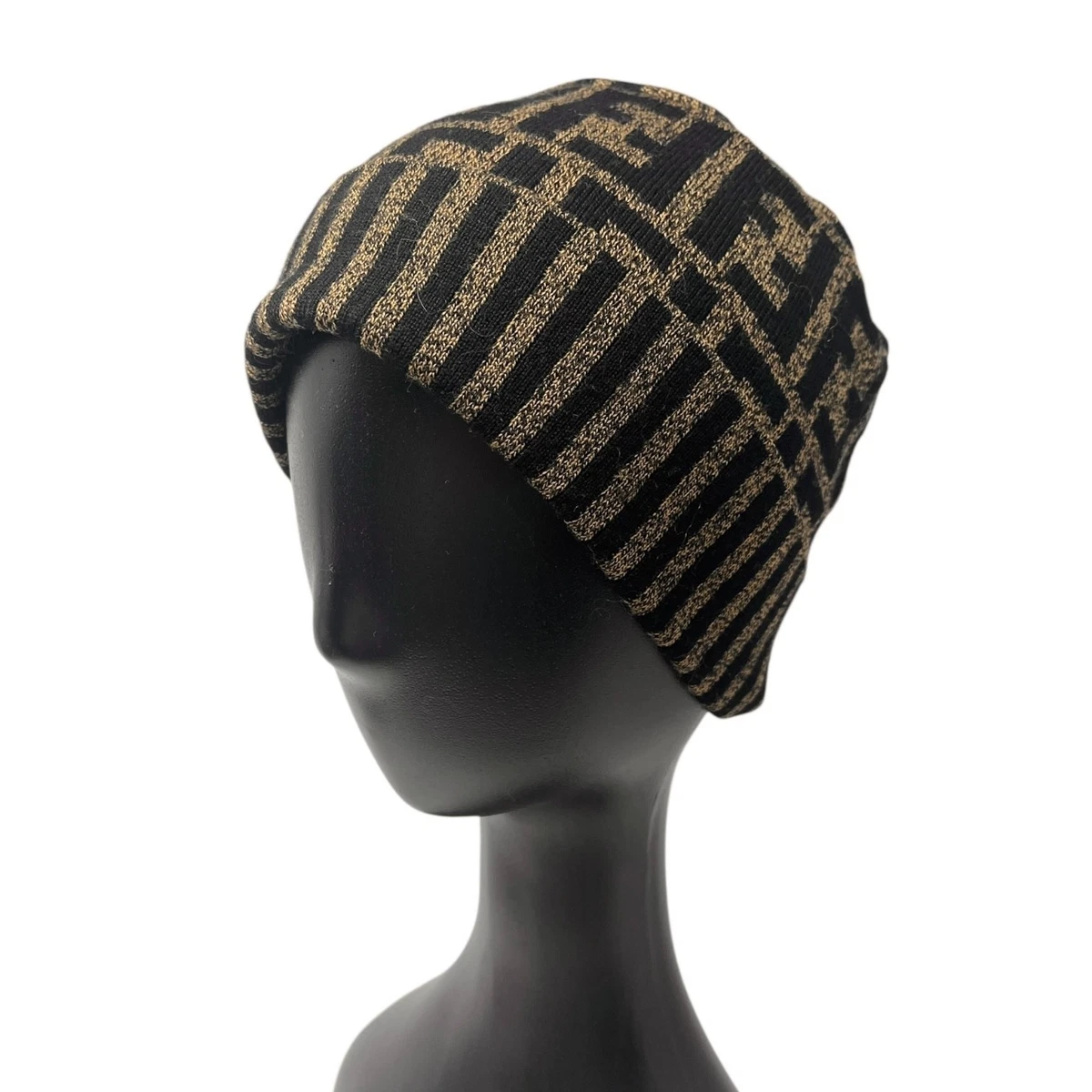 FENDI ビーニー Beanie Wool Black | Fendi