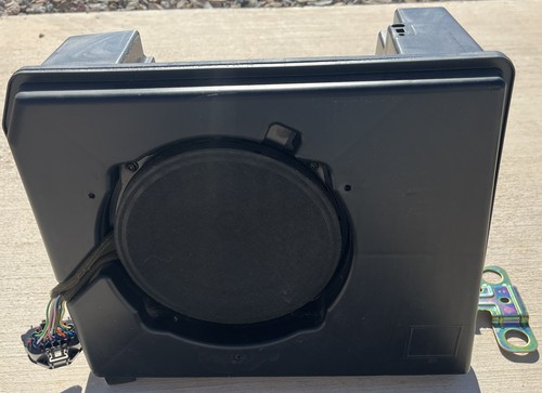 Subwoofer - Original Jeep 2015 Wrangler Unlimited factory powered sub-woofer