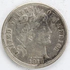 VF 1916 Barber Dime