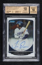 2013 Bowman Draft Chrome Prospect Travis Demeritte BGS 10 PRISTINE Auto e8i