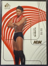 2025 Upper Deck AEW SP Signature Katsuyori Shibata /99 Red Parallel #45