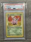 Pokemon Card Nidorino 37/102 1st Edition PSA 7 Shadowless Base Set
