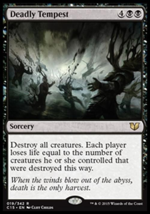 Deadly Tempest - Light Play MTG Commander 2015