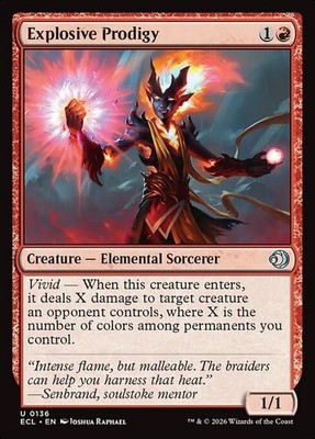 *MtG: 4x Explosive Prodigy - Lorwyn Eclipsed Uncommon - magicman-europe*