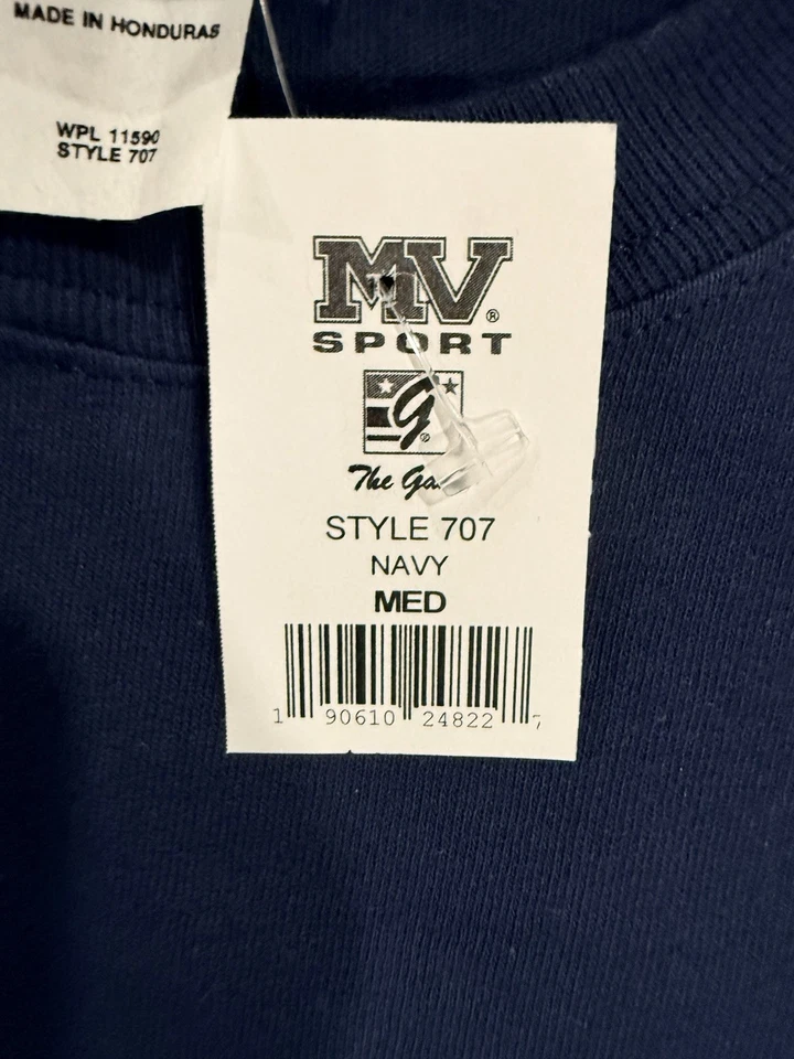 “FBI ACADEMY QUANTICO” Navy Blue Long Sleeve T-Shirt - Size M - New With Tags! - Image 4 of 4