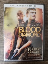 BRAND NEW Leonardo Dicaprio's Blood Diamond Full-Screen Edition DVD, 2007