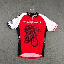 Giordana Cycling Jersey Mens XL Multicolor California Bear Sports Outdoor Bike