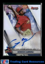 2019 Bowman's Best #B19-GC Genesis Cabrera Best of 2019 Autographs Refractor