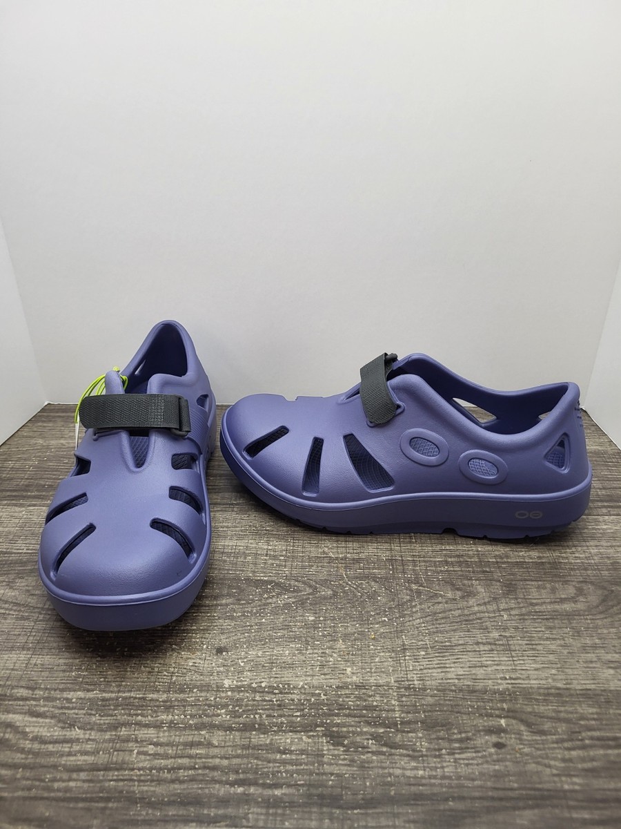OOFOS Oocandoo Recovery Sandals Shoes Royal Blue Black Mens Sz 10 OOFOS OOcandoo Sandals - Men main image 3