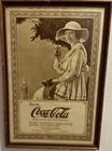 Drink Coca Cola Delicious And Refreshing Vintage Framed Wall Sign For Collectors