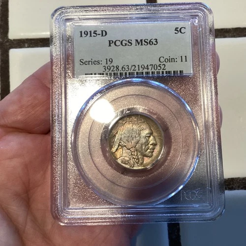 1915-D PCGS MS-63 Buffalo Nickel