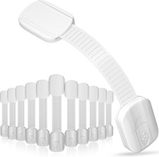 Yolay Child Proof Cabinet Locks Baby Proofing 12-Pack Safety 12 Count