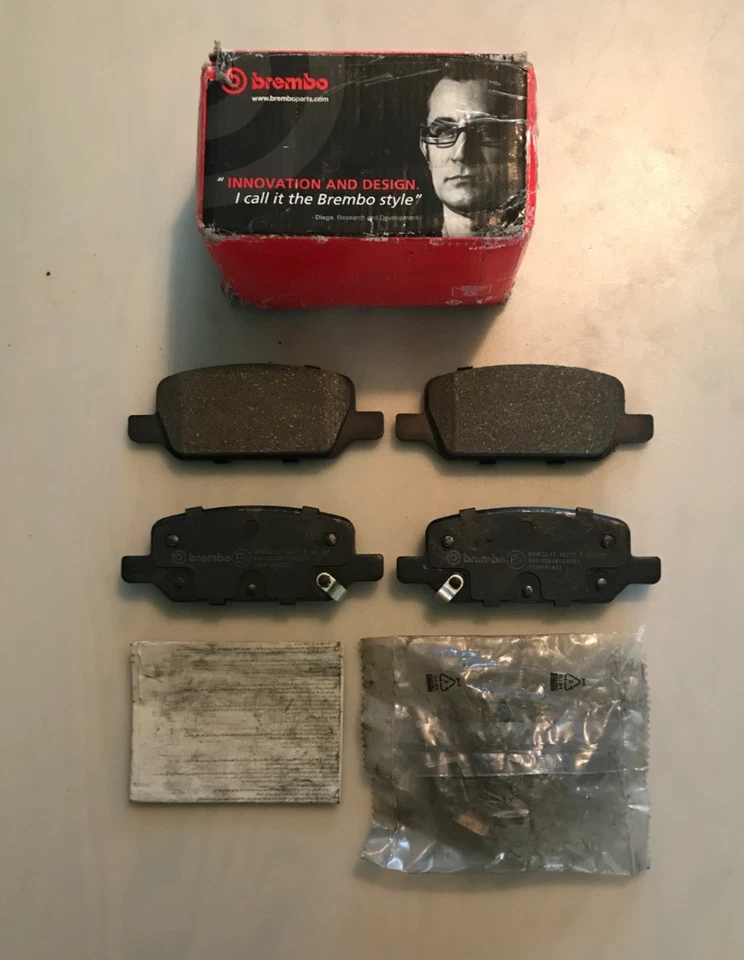 Brembo Low-Met Rear Disc Brake Pad Set P09027 for Tesla Model 3 & Y - Image 2 of 2
