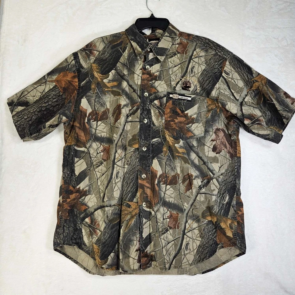 Охотничья рубашка Winchester Supreme мужская большая с коротким рукавом на пуговицах Realtree - Изображение 2 из 4