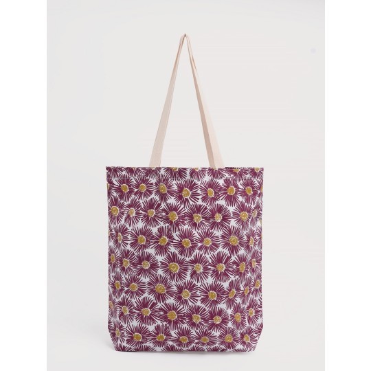 Seasalt Foldaway Canvas Shopper - Painted Asters Chalk Mix - BNWT