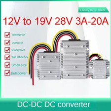 Boost Converter 12V to 19V DC Step Up Regulator 3A-30A 12V-28V Car Laptop Use