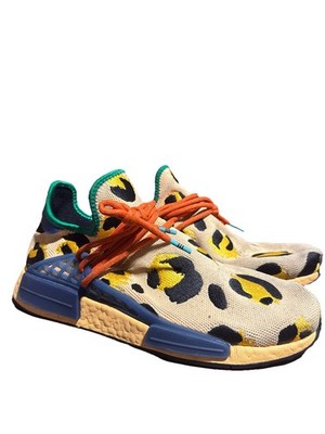Adidas Pharrell x NMD Animal Print In Pulse Amber Men s Size 10