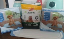 Pet Training Pads 22"x 22" &23"x 23"Super Absorbent Odor Control 3 Packs(42Padd)