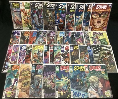 SCOOBY APOCALYPSE HUGE 39 COMIC LOT 1ST PRINTS & HARD TO FIND VARIANTS! 36 FINAL